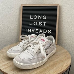 Vans Lowland - White / Snake Print - Size 5